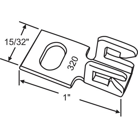 Metal Sash Clip